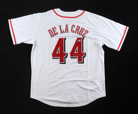 Elly De La Cruz Signed Cincinnati Reds Jersey (Beckett) 2xAll Star Shortstop