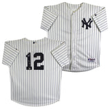 Yankees Wade Boggs "HOF 05" Signed White Majestic Authentic Jersey BAS #BY031289