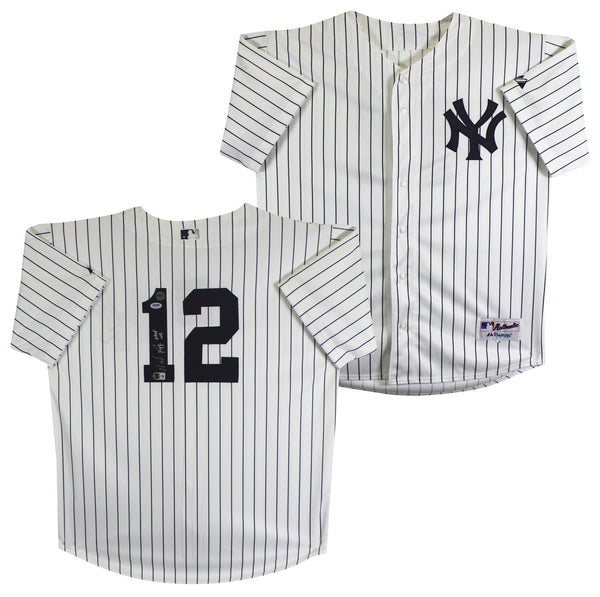 Yankees Wade Boggs "HOF 05" Signed White Majestic Authentic Jersey BAS #BY031289
