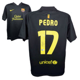 Pedro Signed FC Barcelona Away Soccer Jersey #17 with Beckett COA