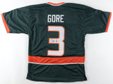Frank Gore Signed Miami Hurricanes Jersey (JSA COA) 5xPro Bowl Running Back