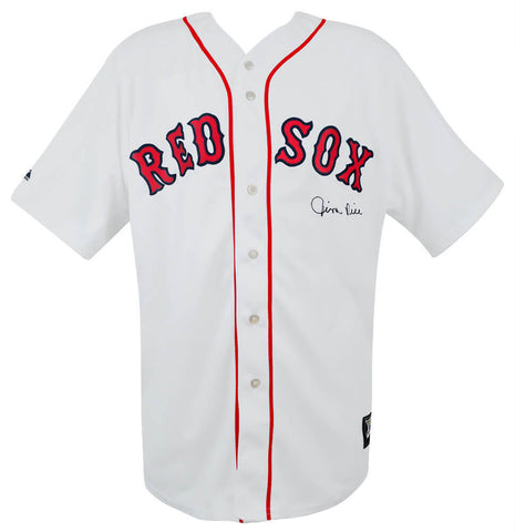 Jim Rice Signed Boston Red Sox Majestic White Baseball Jersey - (Fanatics COA)