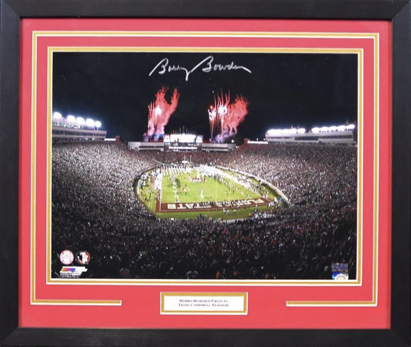 BOBBY BOWDEN SIGNED FLORIDA STATE SEMINOLES DOAK CAMPBELL 16x20 FRAMED PHOTO