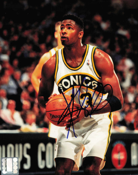 Kendall Gill Autographed Signed 8x10 Photo Seattle Supersonics SKU #244844