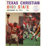 Ohio State Buckeyes vs TCU Horned Frogs 09/29/1973 Gameday Magazine 59294