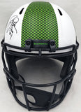 JIM ZORN AUTOGRAPHED SEAHAWKS LUNAR ECLIPSE WHITE FULL SIZE HELMET MCS 210463