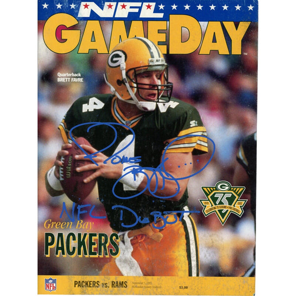 Jerome Bettis Autographed Los Angeles Rams 9/5/93 Magazine Debut Beckett 48174