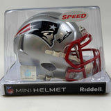 Autographed/Signed Ben Coates Patriots Mini Helmet Beckett BAS COA
