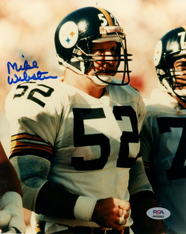 Mike Webster HOF Signed/Auto 8x10 Photo Pittsburgh Steelers PSA/DNA 188079