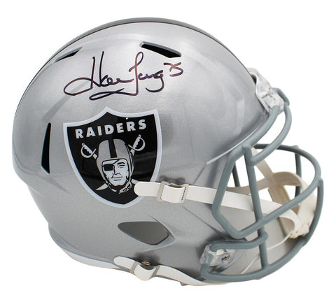 Howie Long Signed Las Vegas Raiders Speed Full Size NFL Helmet