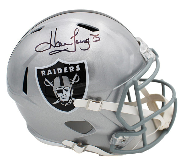 Howie Long Signed Las Vegas Raiders Speed Full Size NFL Helmet