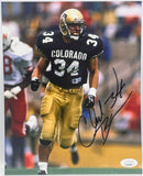 Chad Brown (CU Buffs) Autographed 8x10 Photograph (James Spence COA)