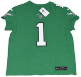 JALEN HURTS SIGNED PHILADELPHIA EAGLES #1 KELLY GREEN NIKE ELITE JERSEY FANATICS