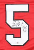 Garrison Hearst Signed Georgia Bulldogs Jersey Inscribed "Sec Poy" (PSA) 49er RB