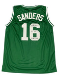 Tom Satch Sanders Signed Celtics Jersey 2xInscribed (JSA COA) 8xNBA Champion