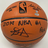 Deandre Ayton Lakers Autographed 2018 NBA #1 Pick Basketball GDL LE 18/22