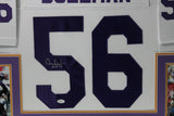 CHRIS DOLEMAN (Vikings white SKYLINE) Signed Autographed Framed Jersey JSA