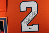 Patrick Surtain Signed Pro Style Sz XL Orange Framed Jersey 35x43 Beckett 57312