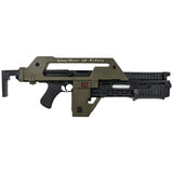Sigourney Weaver Autographed 1986 Aliens Pulse Rifle OD Green Prop Replica