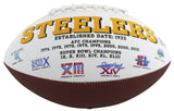 Steelers Chase Claypool Signed Rawlings White Panel Logo Football BAS Witnessed