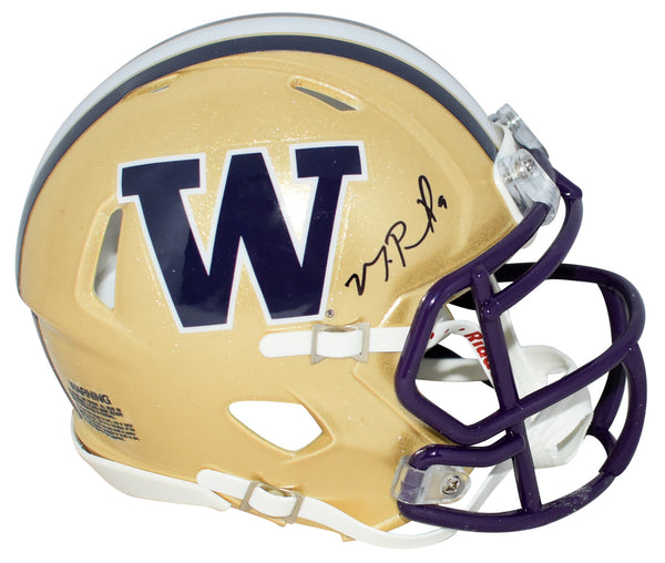 MICHAEL PENIX JR SIGNED WASHINGTON HUSKIES SPEED MINI HELMET BECKETT