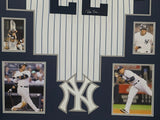 FRAMED NEW YORK YANKEES ROBINSON CANO AUTOGRAPHED SIGNED JERSEY PSA COA
