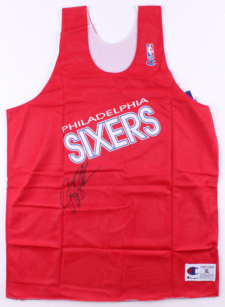 Jerry Stackhouse Signed Philadelphia 76ers Practice Champion