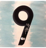 Sergio Aguero Signed Argentina FC Soccer Jersey #9 with Beckett COA