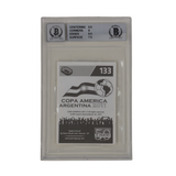 Neymar Jr Signed 2011 Panini Copa America Stickers #133 - BGS 8.5 AUTO 10