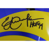 Eric Dickerson Autographed Los Angeles Rams Authentic Helmet HOF Beckett 49187