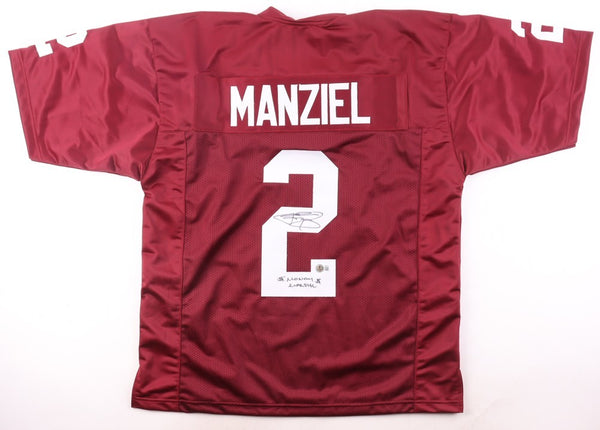 Johnny Manziel Signed Texas A & M Jersey Inscribed "$ Money Manziel $" (Beckett)