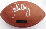 John Elway Autographed NFL Leather Football Limited Edition Beckett BP55351