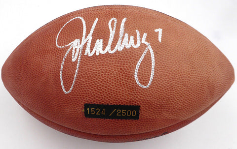 John Elway Autographed NFL Leather Football Limited Edition Beckett BP55351