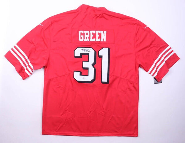 Renardo Green Signed Francisco 49ers Jersey (PSA) 2024 2nd Round PK / D.B / FSU