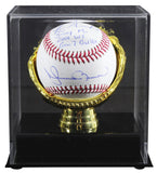 Mariano Rivera & Luis Gonzalez "Sorry Mo" Signed Baseball W/ Case BAS Witnessed