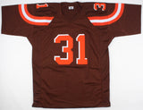 Nick Chubb Signed Cleveland Browns Jersey (Beckett) #31 His Rookie Year Number