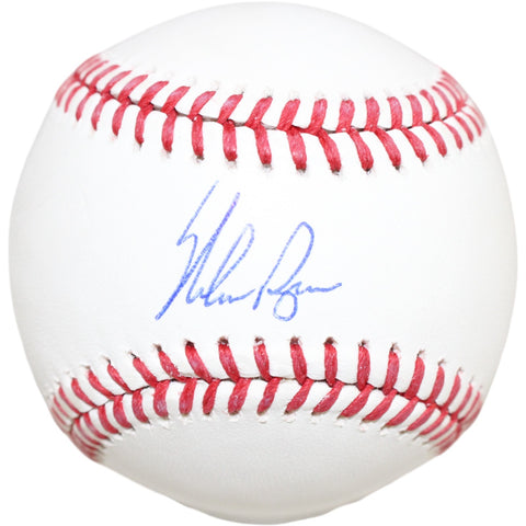 Nolan Ryan Autographed/Signed Texas Rangers OML Baseball Beckett 51245