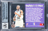 Magic Shaquille O'Neal Signed 1994 Stadium Club MO 50 #1 Card Auto 10! BAS Slab