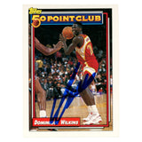 Dominique Wilkins Signed 93 Topps 50 Point Club #200 Trading Card Beckett 54146