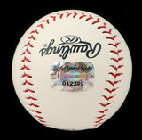 John Rocker Signed Braves Logo Baseball Inscribed "F*** NY" / Late 90's Closer