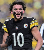 Roman Wilson Signed Pittsburgh Steelers Jersey (Beckett) 2024 Draft Pck Receiver