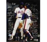 Dwight Gooden, Darryl Stawberry Signed New York Mets Unframed 16x20 Photo - 28 S