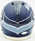 BYRON MURPHY II AUTOGRAPHED SEAHAWKS BLUE SPEED MINI HELMET MCS HOLO 235602