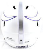 Justin Jefferson Autographed Vikings F/S Alt 2024 Speed Helmet - Beckett W Holo