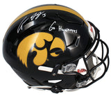 Cooper DeJean Autographed Iowa Hawkeyes Authentic SpeedFlex Helmet Fanatics