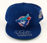 Dave Stewart Signed Toronto Blue Jays Hat / Cap Inscribed "93 WS Champ"(Beckett)