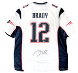 Tom Brady New England Patriots Signed Nike White Game Jersey Fanatics