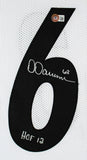 Dermontti Dawson "HOF 12" Authentic Signed White Pro Style Jersey BAS Witnessed
