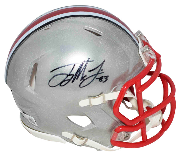 TERRY McLAURIN AUTOGRAPHED OHIO STATE BUCKEYES FLASH SPEED MINI HELMET BECKETT