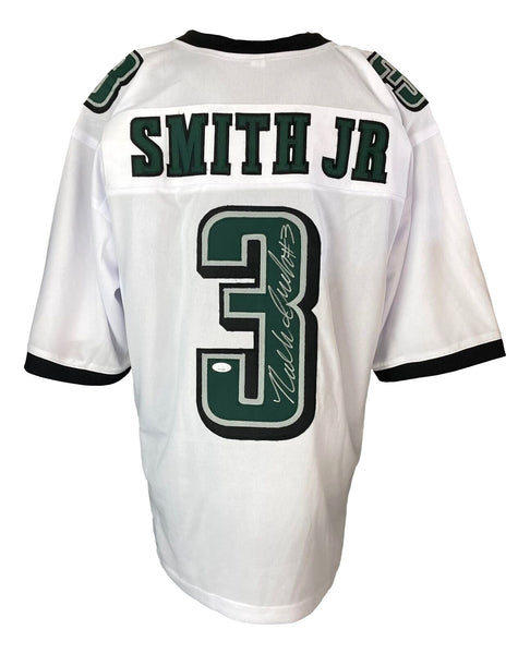 Nolan Smith Philadelphia Signed White Football Jersey JSA